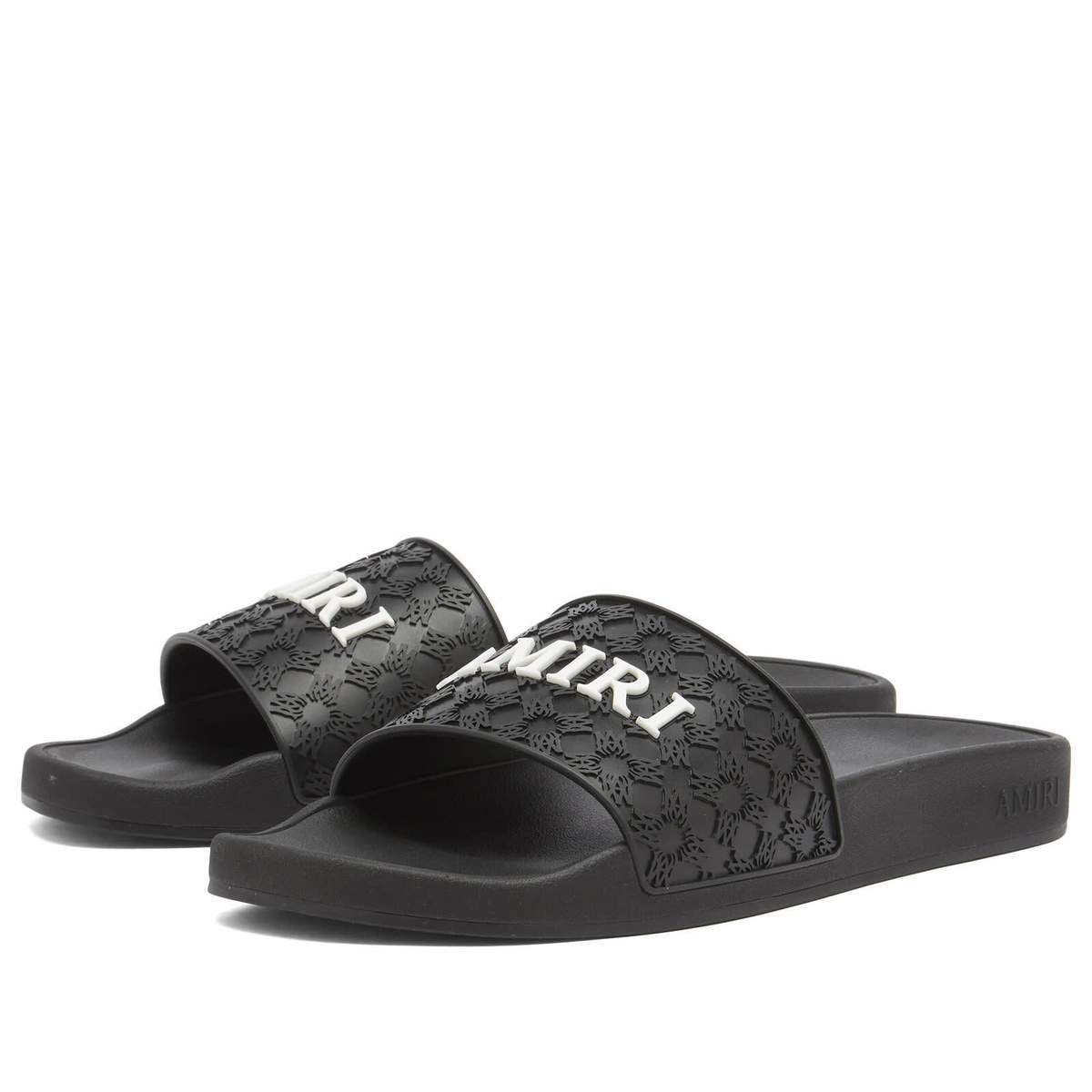 AMIRI POOL SLIDES MENS AMIRI: Red MA Quad Pool Slides | SSENSE main image 3
