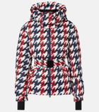 Perfect Moment Candice houndstooth down ski jacket