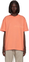 Fear of God ESSENTIALS Pink Cotton T-Shirt