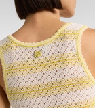Loewe Paula's Ibiza pointelle cotton-blend top