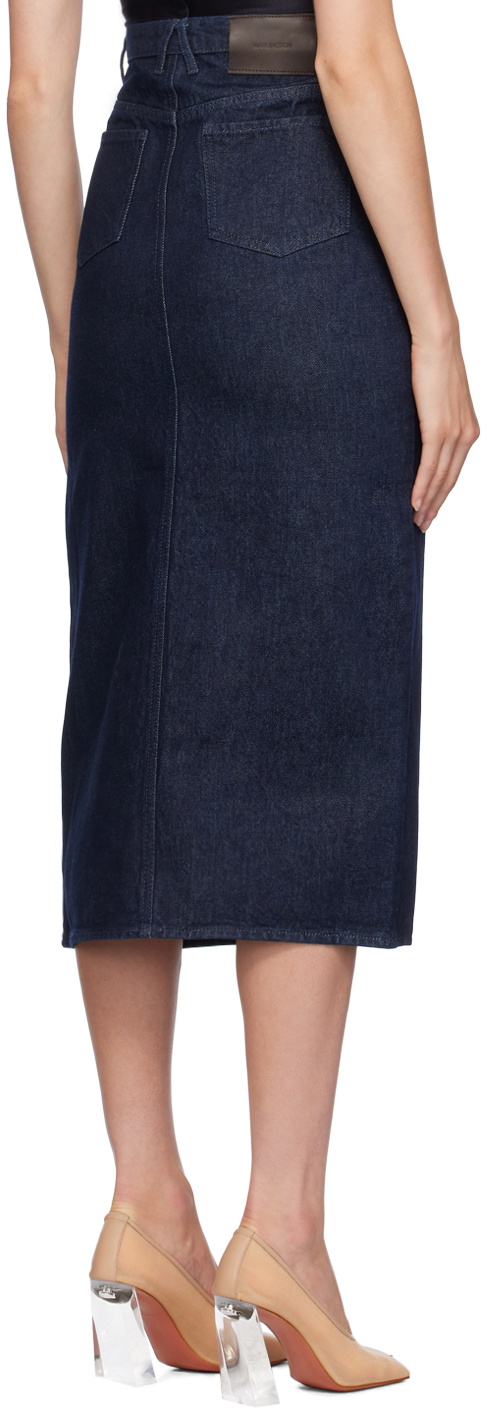 16Arlington Indigo Ille Denim Midi Skirt