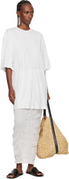 TOTEME Off-White Relaxed Tee Minidress