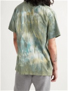 JOHN ELLIOTT - University Tie-Dyed Cotton-Jersey T-Shirt - Green - S