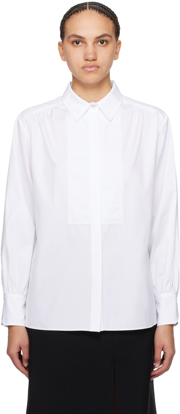 BOSS White Paneled Shirt BOSS