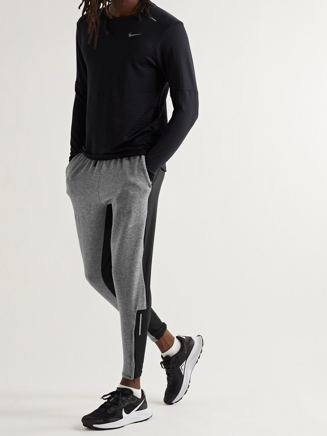 Nike Running - Phenom Elite Tapered Therma-FIT Track Pants - Gray Nike  Running
