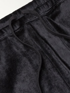 TOM FORD - Tapered Modal-Blend Velour Sweatpants - Black