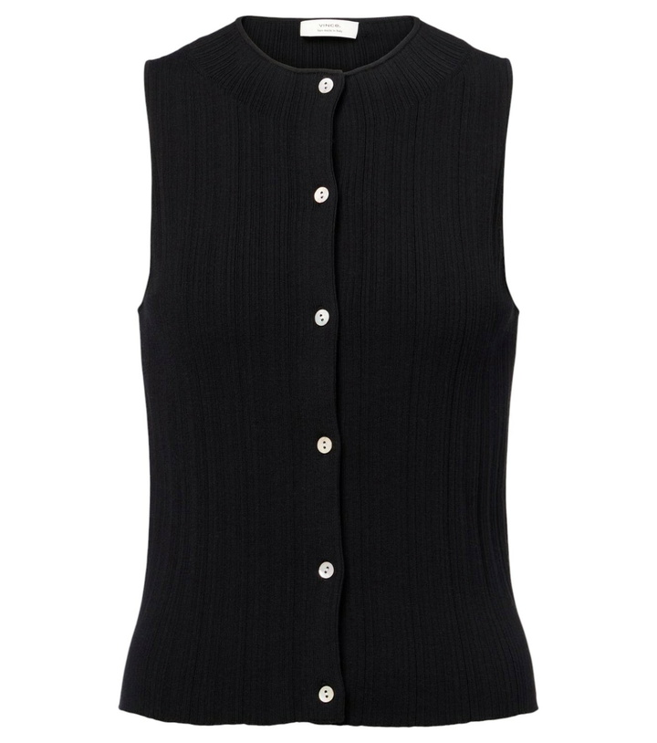 Photo: Vince Ribbed-knit cotton top