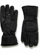 Fear of God - Logo-Appliquéd Padded Leather Gloves - Black