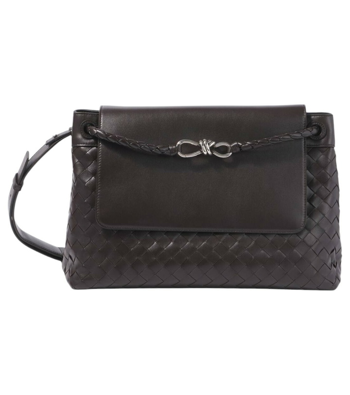 Photo: Bottega Veneta Andiamo Medium leather messenger bag