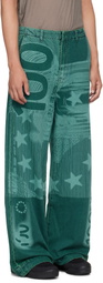 Gerrit Jacob Blue Overdyed Jeans