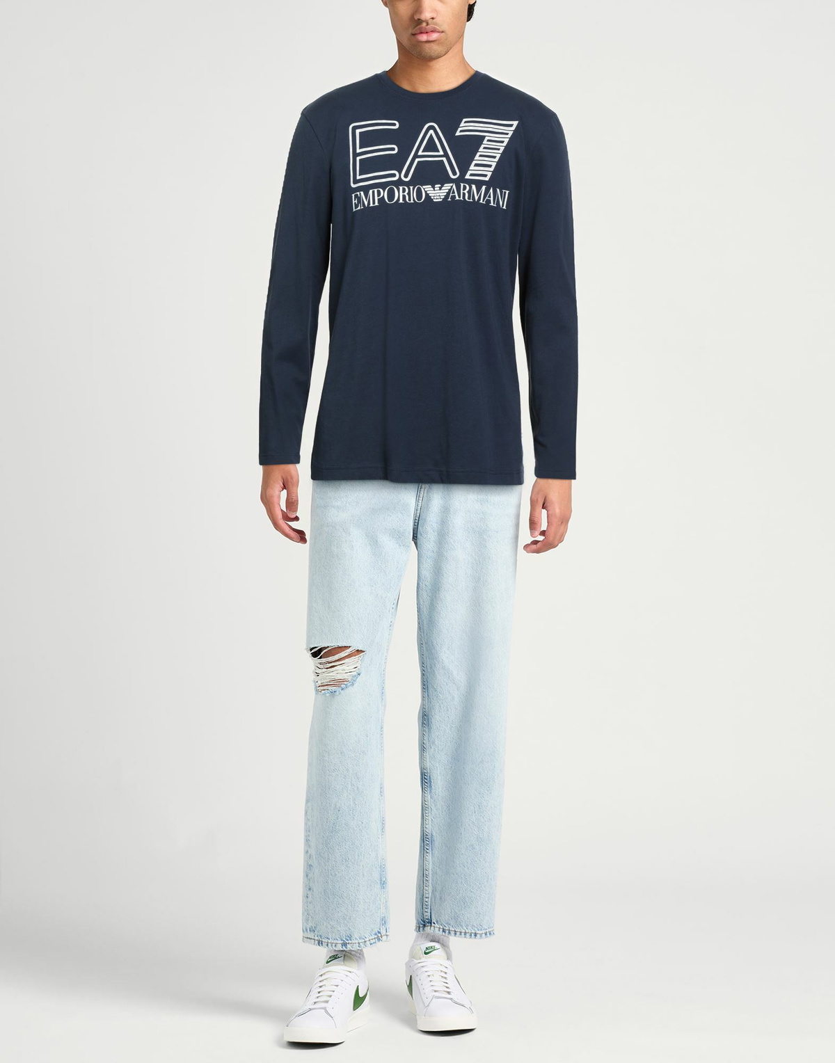 Ea7 Mens T-shirt in Navy