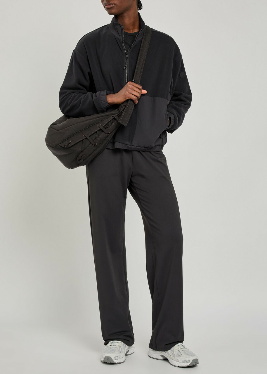 Vuori Aspen Half-zip Fleece Sweatshirt Black