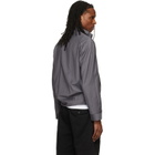 Hugo Gray Slim-Fit Chalk-Stripe Virgin Wool Jacket