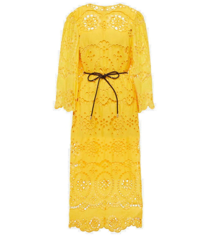 Photo: Zimmermann Pop embroidered midi dress