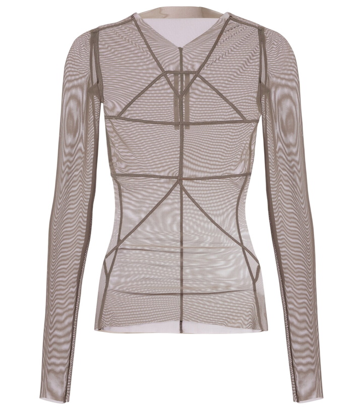 Photo: Rick Owens Temple sheer tulle top