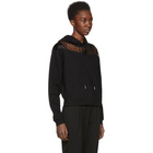 McQ Alexander McQueen Black Cut-Up Hoodie