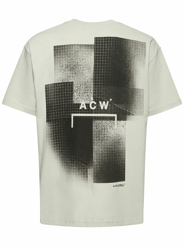 Photo: A-COLD-WALL* - Brutalist Print Cotton Jersey T-shirt