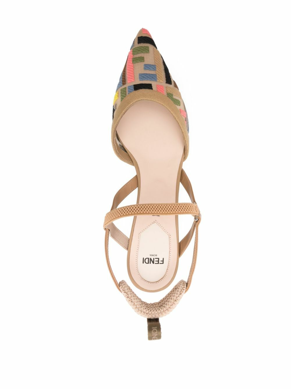 Fendi Women's Colibrì Lite Pumps in FF Mesh Black