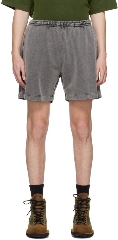 Photo: Acne Studios Gray Faded Shorts