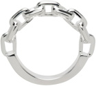 Stolen Girlfriends Club Silver Chain Link Maxi Ring