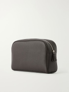 George Cleverley - Full-Grain Leather Wash Bag - Brown