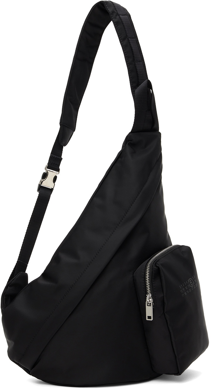 MM6 Maison Margiela Black Triangle Sling Bag MM6 Maison Margiela