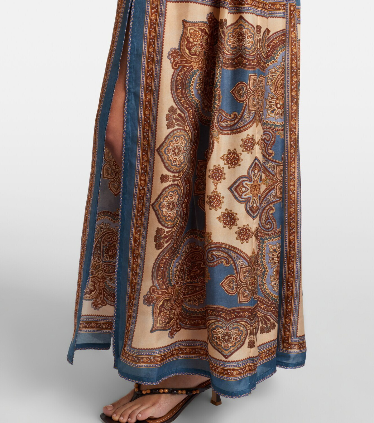 Zimmermann Mahon printed silk maxi dress