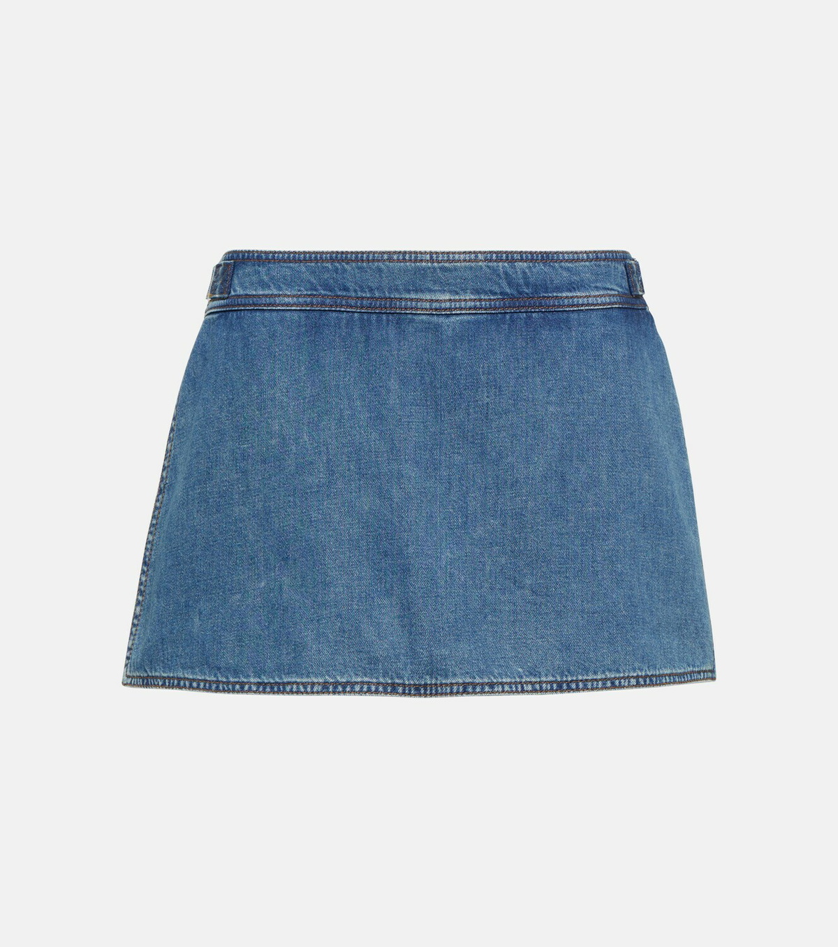 Loewe Anagram denim low-rise skort Loewe