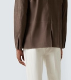 Zegna Il Conte leather jacket