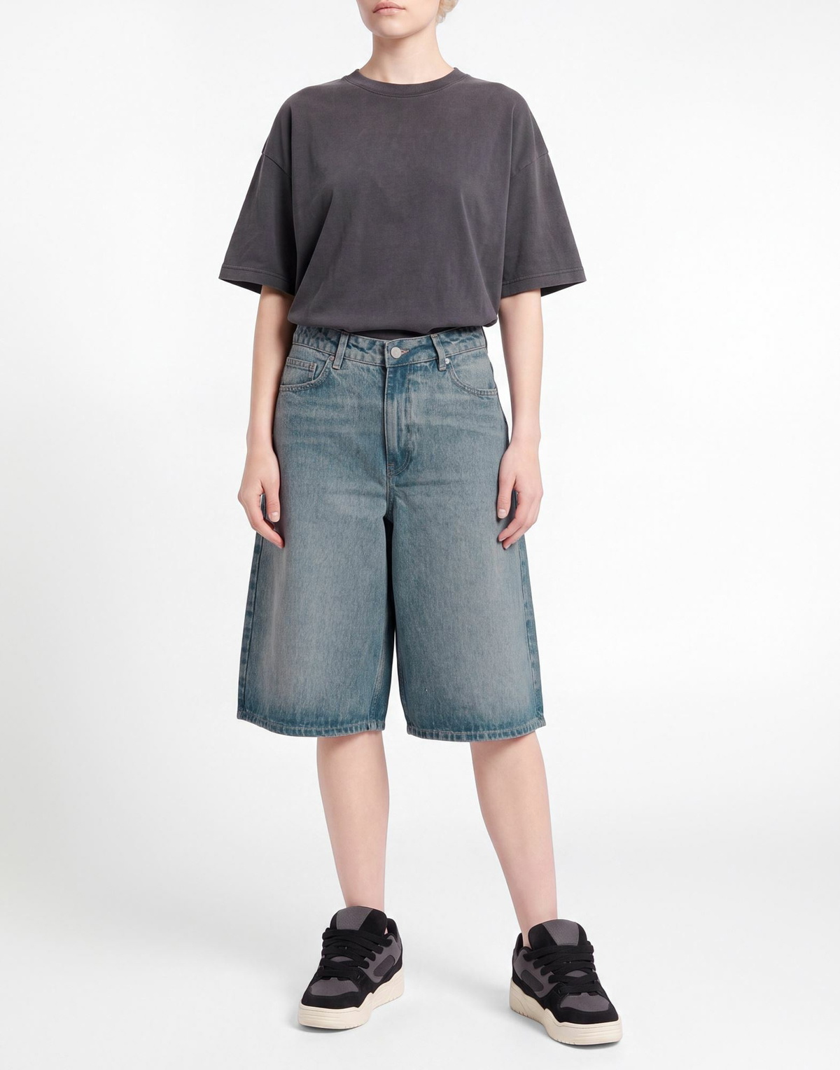 Represent Womens Denim shorts in Blue