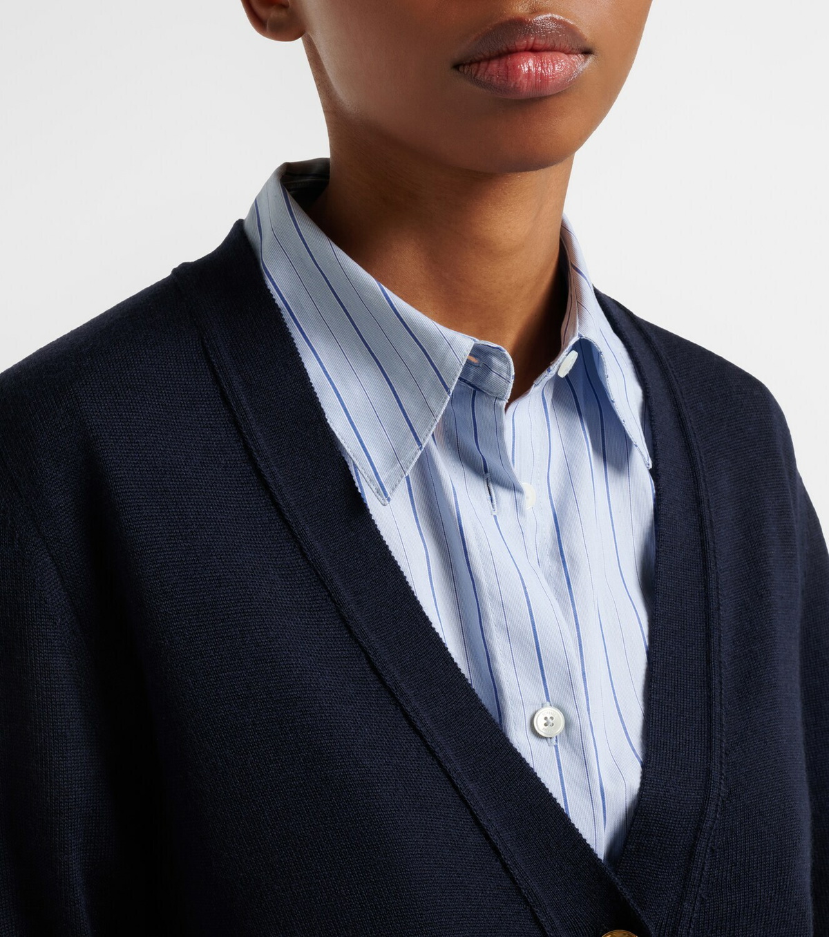 Blazé Milano Wool, silk, and cashmere cardigan