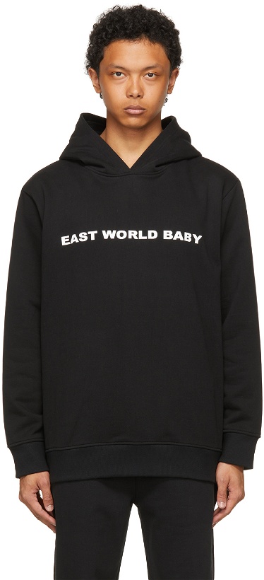 Photo: Xander Zhou Black 'East World Baby' Sweatshirt