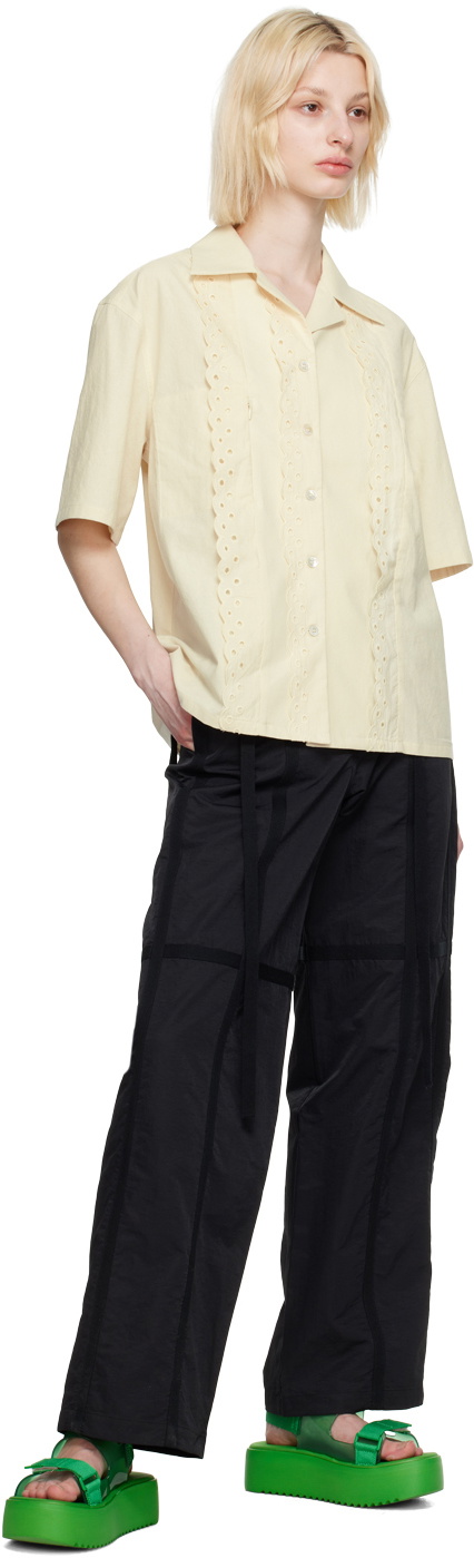 Kijun Black Taped Pants