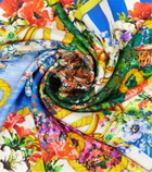 Dolce&Gabbana Portofino printed silk twill scarf