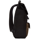 Fendi Black and Brown Forever Fendi Backpack