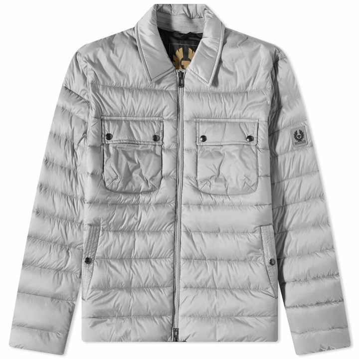 Photo: Belstaff Men's Tour Down Overshirt in Old Silver