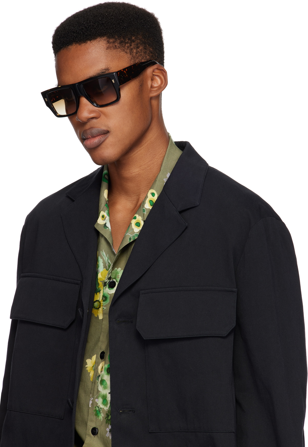 Cutler and Gross Brown 1414 Sunglasses Cutler and Gross