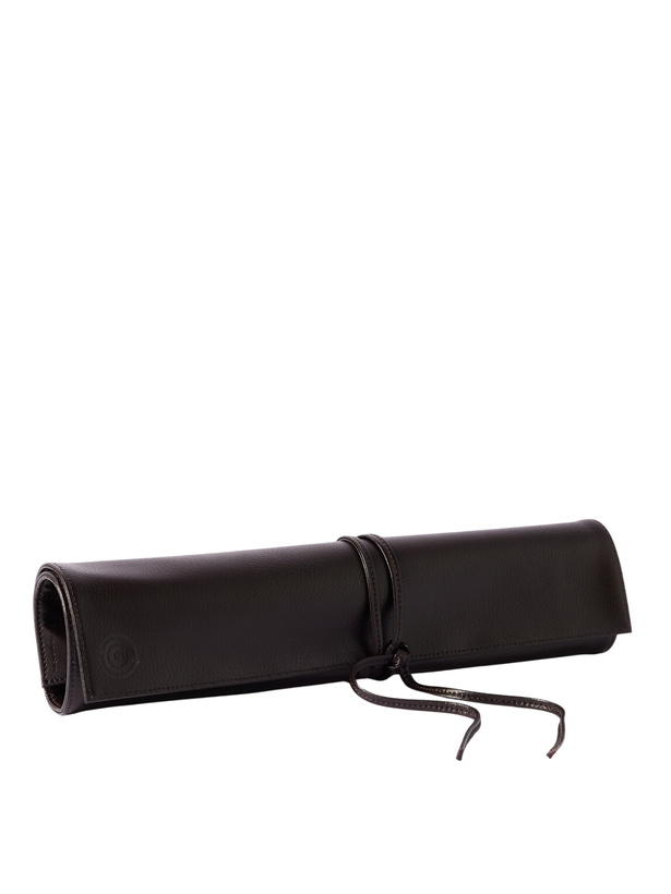Photo: WOLF - WM Brown Textured Vegan Leather Knife Roll