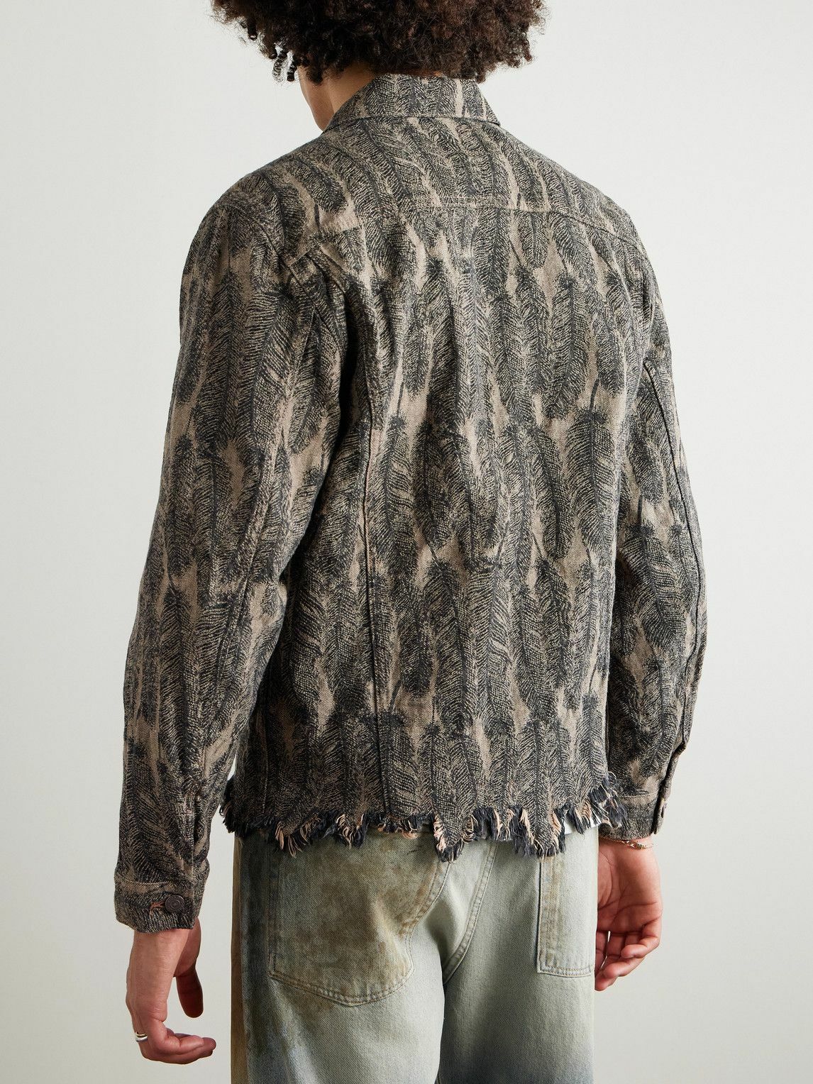 KAPITAL キャピタル 24AW Magpie Denim Kapital Unisex 12oz MAGPIE W-Knee EASY Baggy Pants, Light