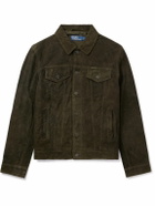 Polo Ralph Lauren - Icon Slim-Fit Suede Trucker Jacket - Green