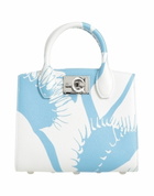 Ferragamo Womens Handbag Light in Blue
