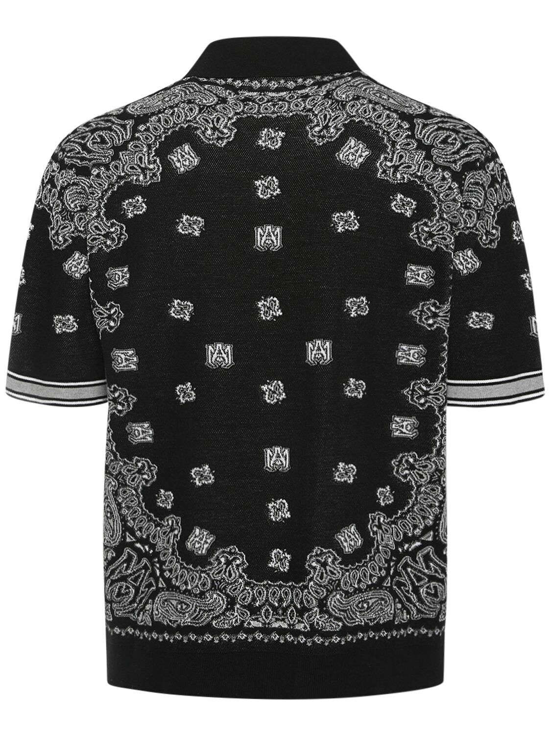 AMIRI Bandana Printed Cotton Polo Shirt Amiri
