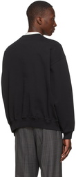 Balenciaga Black Cotton Sweatshirt