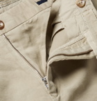 Incotex - Slim-Fit Linen and Cotton-Blend Shorts - Men - Sand