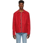 Simon Miller Red Brushed Moleskin Jacket