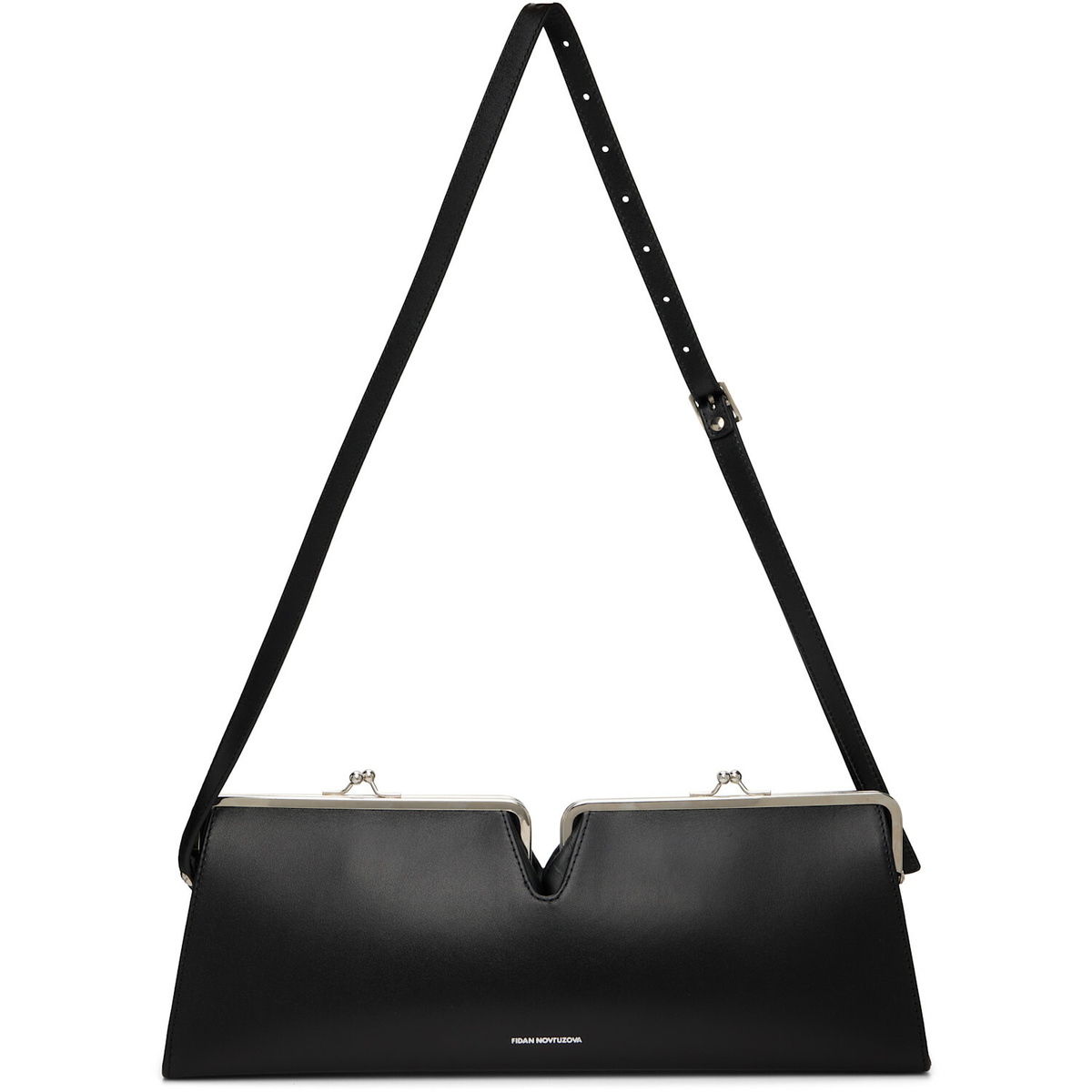 FIDAN NOVRUZOVA Black Bibi Baguette Bag
