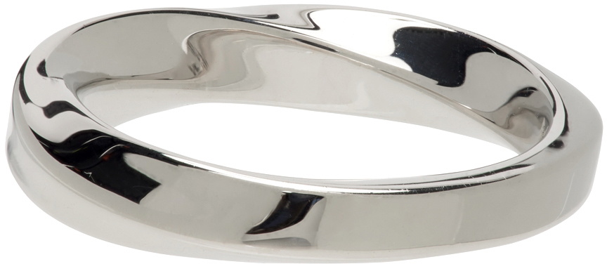 Tom Wood Silver Slim Infinity Ring Tom Wood