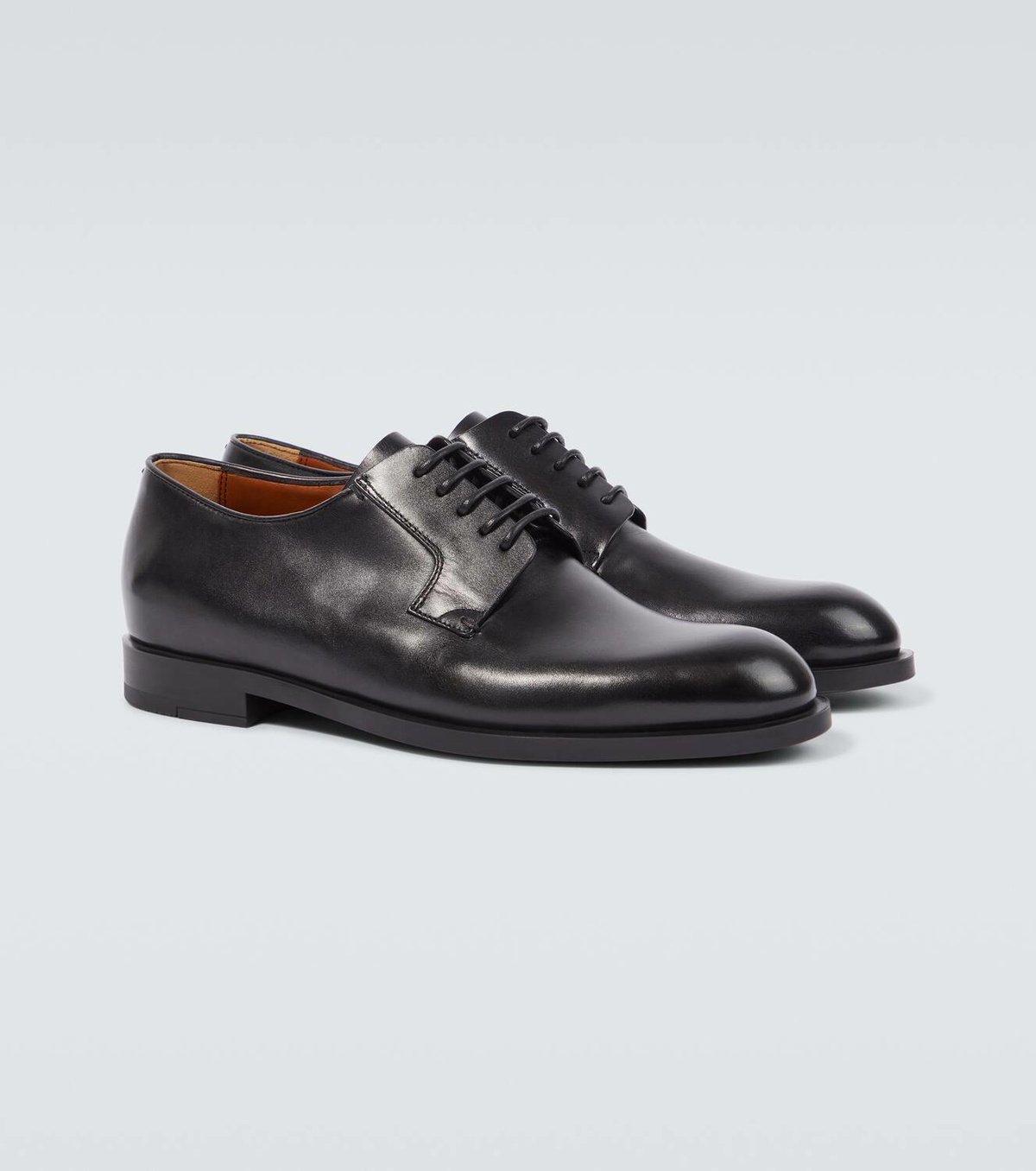 Zegna New Classic Flex leather Derby shoes