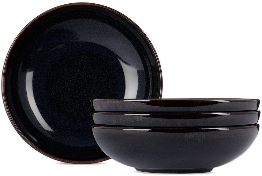 Jars Céramistes Navy Tourron Pasta Bowl Set, 4 pcs