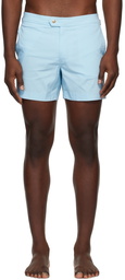 TOM FORD Blue Compact Poplin Swim Shorts